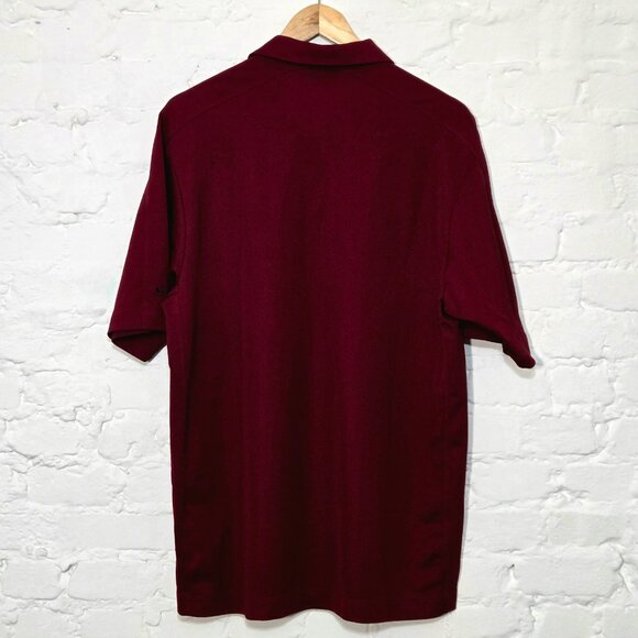 Nike Golf Fit Dry Sunday Woods Polo, Men's Large Red, Excellent Condition - Picture 2 of 3